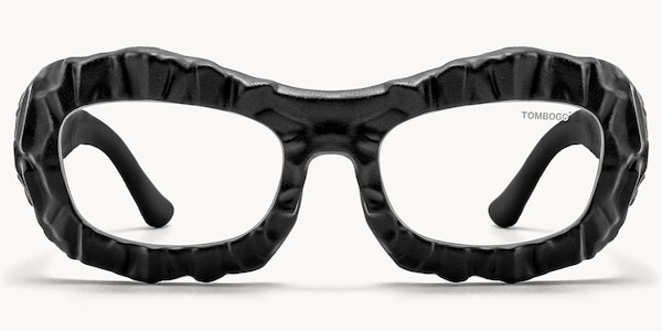 The Geologist - Geometric Black Eyeglasses