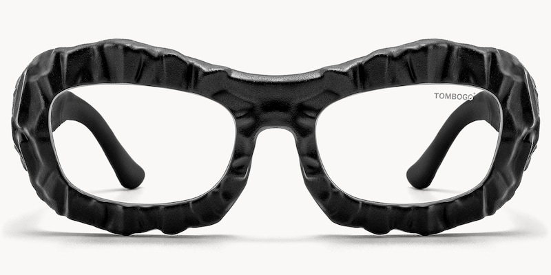 The Geologist - Geometric Black Eyeglasses