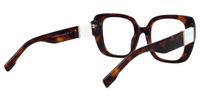Embry - Square Tortoise Eyeglasses | Vooglam Side View