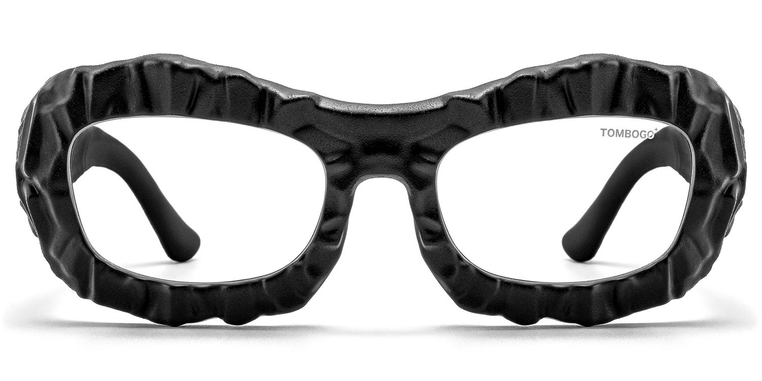 The Geologist - Geometric Black Eyeglasses | Vooglam Product Details 1