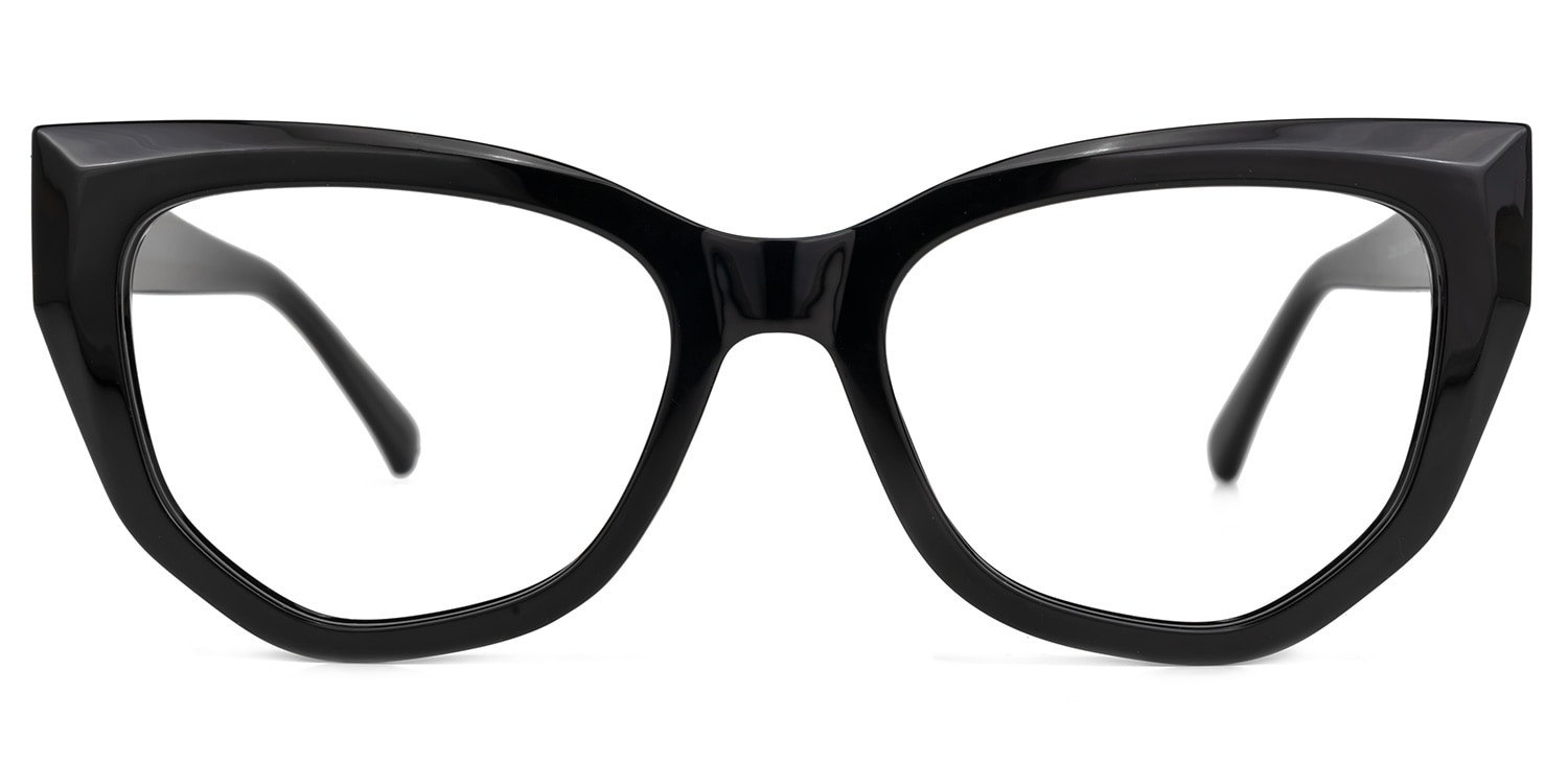 

Dembe - Geometric Black Eyeglasses