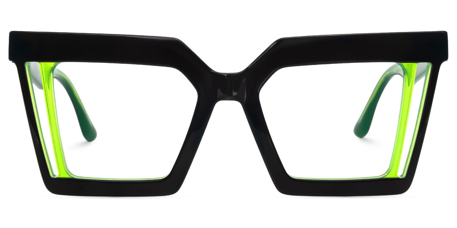 Ekkeko - Square Black Eyeglasses product detail 2