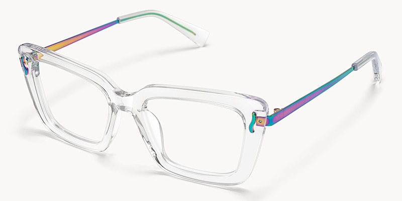 Nebula - Rectangle Transparent Eyeglasses