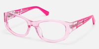 Bubble - Rectangle Pink Eyeglasses