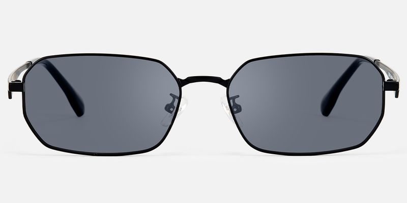 Aether - Geometric Black Sunglasses | Vooglam