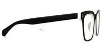 Derora - Rectangle Black/White Eyeglasses | Vooglam 
