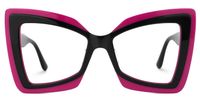 Elpi - Butterfly Purple/Black Eyeglasses | Vooglam Angle View