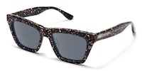 Drip - Rectangle Black Sunglasses - 3