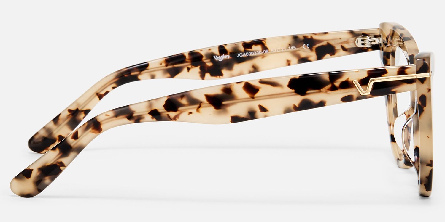 Veromca - Cat Eye Tortoise Eyeglasses | Vooglam Side View