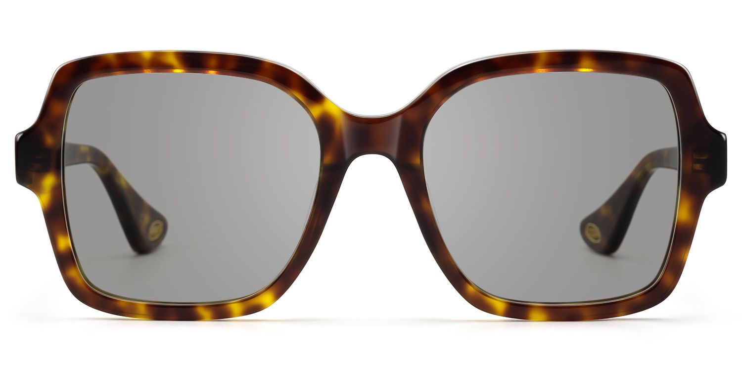 Meridian - Iconic Square Tortoise Sunglasses | Vooglam Product Details 1