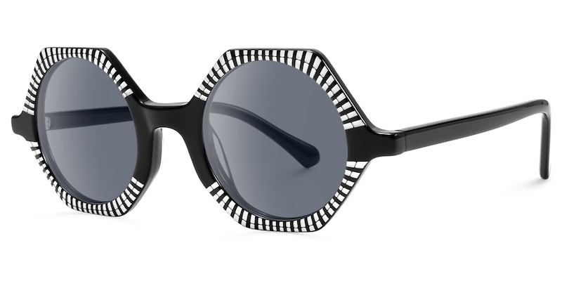 Hypnotic - Geometric Black Sunglasses