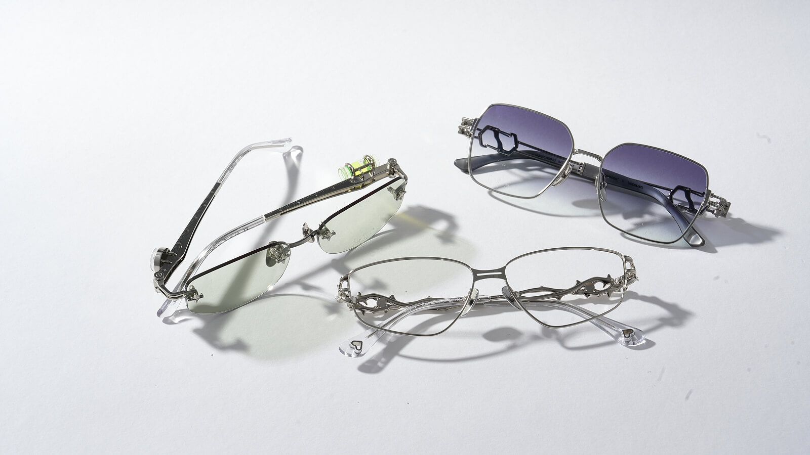 details of metal frames