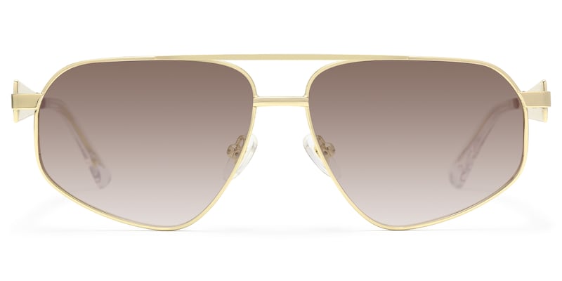 Trance - Aviator Gold Sunglasses