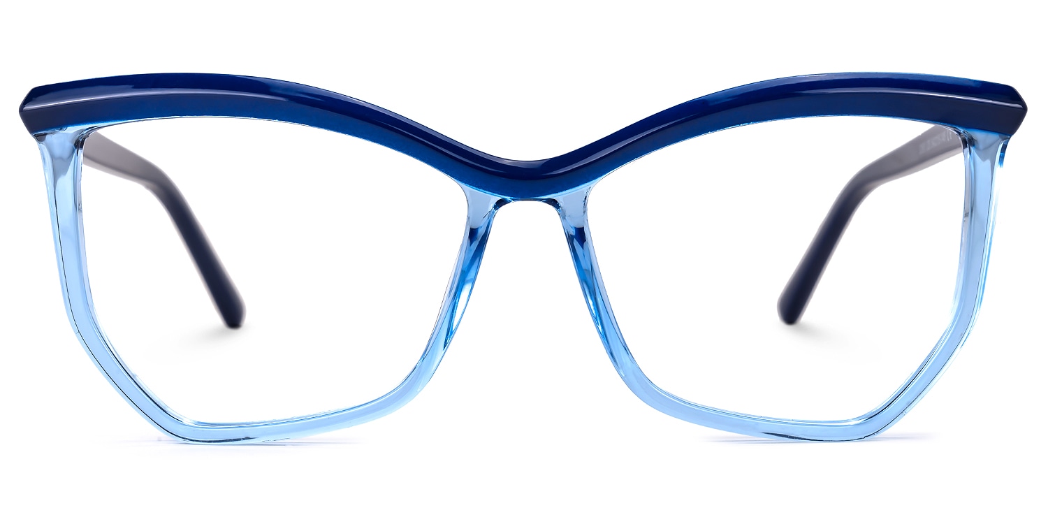 

Wes - Butterfly Blue Eyeglasses