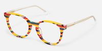 Boban - Round Yellow Eyeglasses