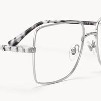 Devereu - Square Silver Eyeglasses - 4