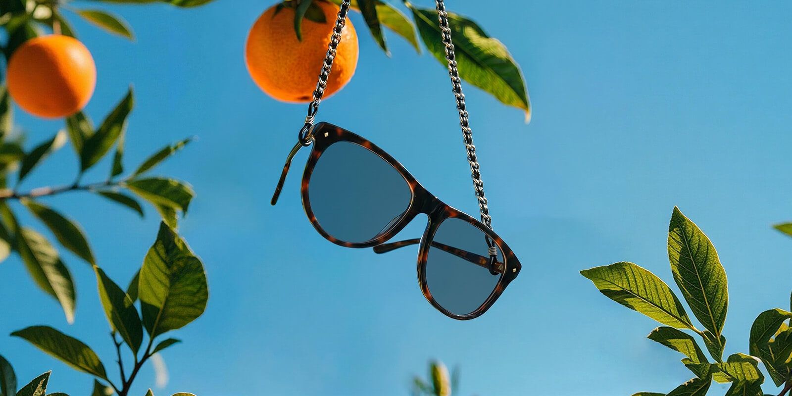 vooglam tortoise sunglasses with glasses chain