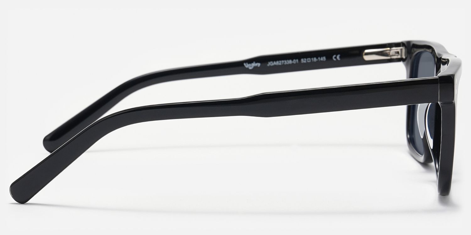 Charlotte - Rectangle Black Sunglasses product detail 3