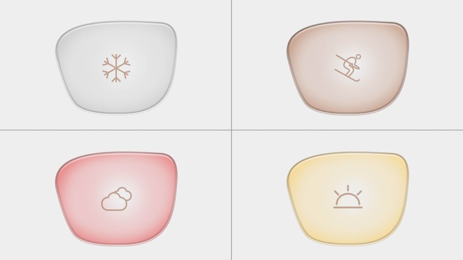different situation polarized lenses fit for