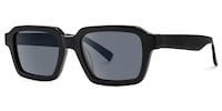 Jet - Rectangle Black Sunglasses - 2