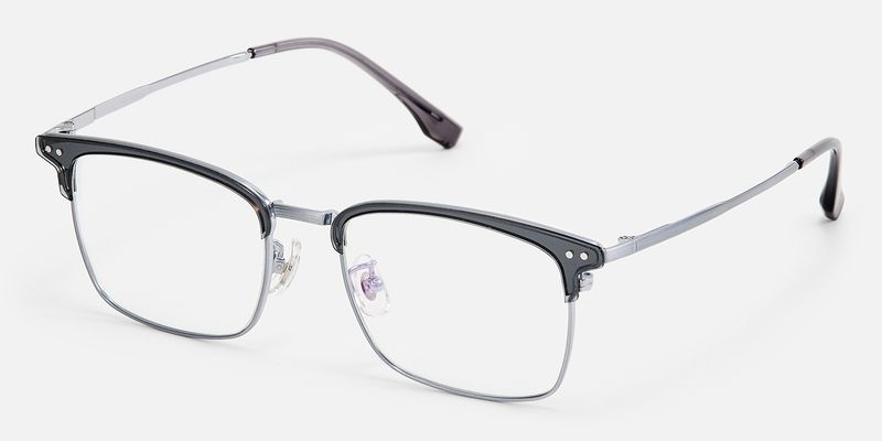Dial - Browline Grey Eyeglasses