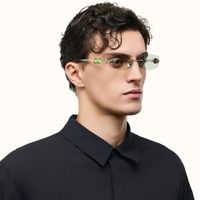 The Utilitarian - Oval Silver Sunglasses | Vooglam On Model 4