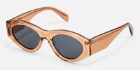 Aura - Cat Eye Champagne Sunglasses