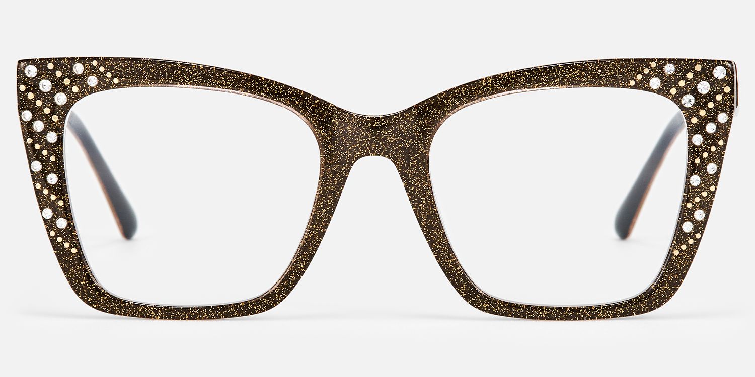 Glitz - Cat Eye Brown Eyeglasses product detail 2