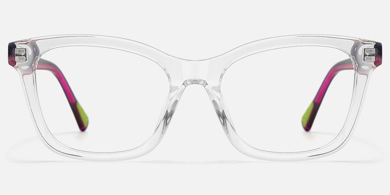 Coexist - Rectangle Crystal Eyeglasses | Vooglam