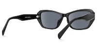 Flicker - Geometric Black Sunglasses - 3
