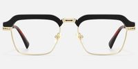 Archive - Rectangle Black Eyeglasses | Vooglam Angle View