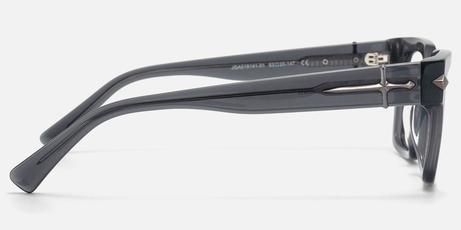 Covenant - Gray Transparent Sword Glasses | Vooglam Side View