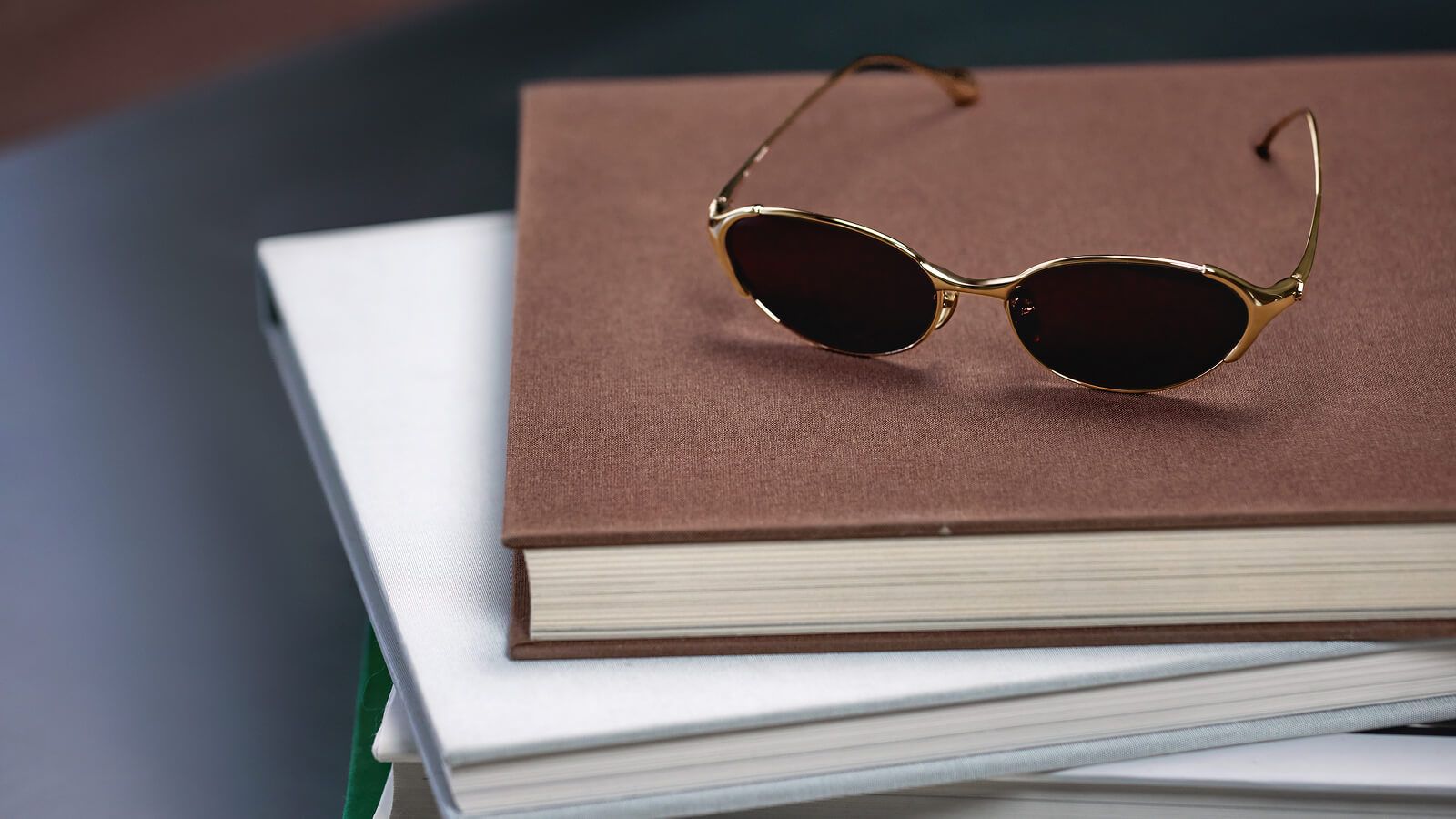 Vintage Oval Silver Brown Tinted Sunnies
