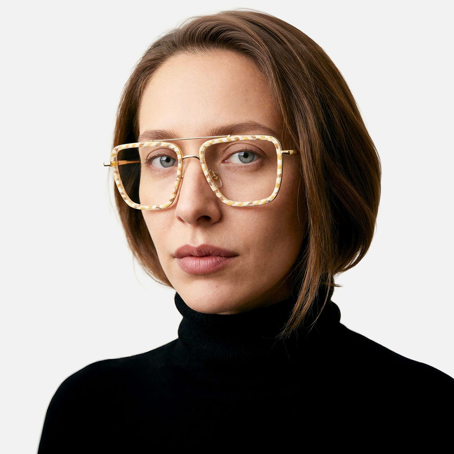 Explore the design story of Isla - Aviator Pattern Eyeglasses | Vooglam