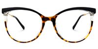 Emanuel - Cat Eye Black/Tortoise Eyeglasses | Vooglam Angle View