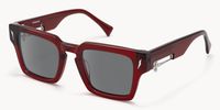 Stiletto - Rectangle Red Sunglasses - 2