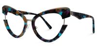 Jazzy - Cat Eye Tortoise Eyeglasses | Vooglam Front View