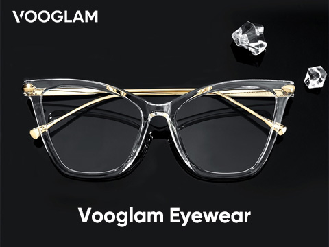 Hilary Clear Butterfly Prescription Glasses | Vooglam