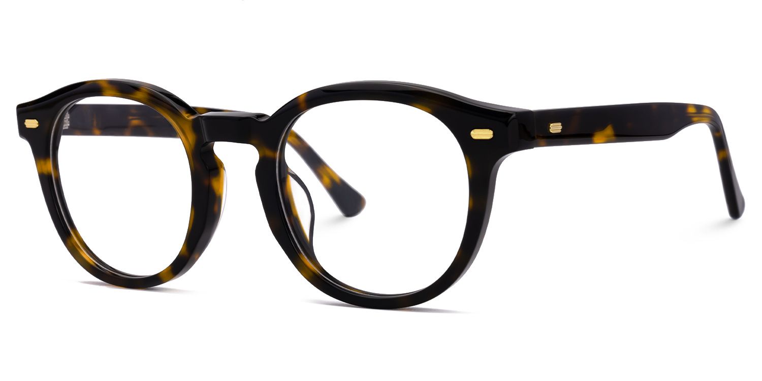 Kacela - Round Tortoise Eyeglasses | Vooglam Front View