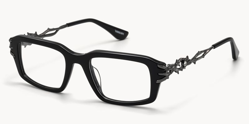 Vorpal - Rectangle Black Eyeglasses