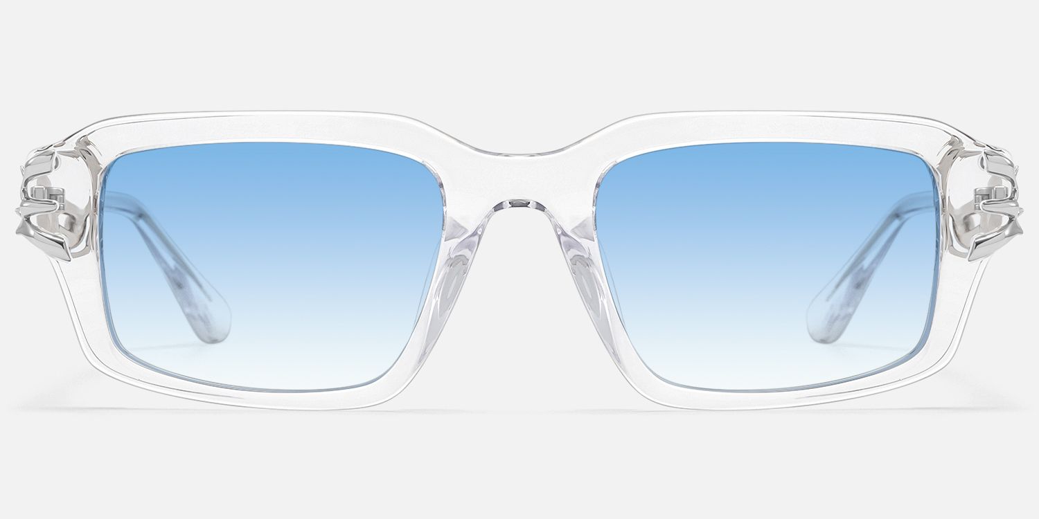 Vorpal - Rectangle Silver Sunglasses product detail 2