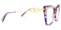 Madelina - Cat Eye Purple Eyeglasses | Vooglam