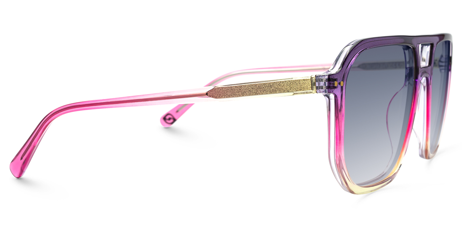 Liam - Aviator Purple Sunglasses - 4
