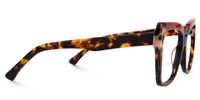 Deserae - Square Red/Tortoise Eyeglasses | Vooglam 
