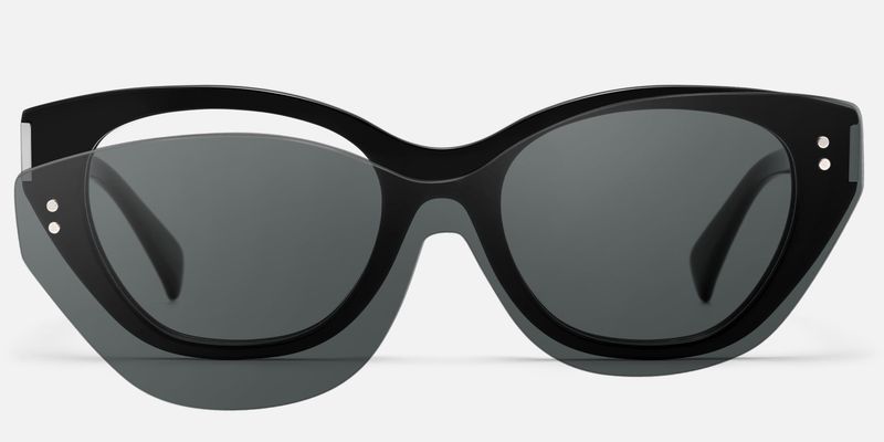 Cicely - Black Cat Eye Sunglasses