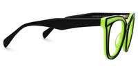 Feivel - Cat Eye Green Eyeglasses | Vooglam