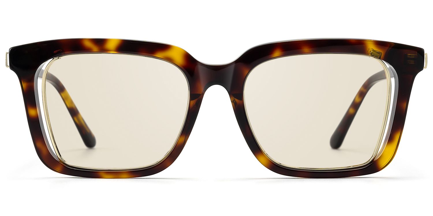 Chaparral - Retro Rectangle Tortoise Sunglasses | Vooglam Product Details 1