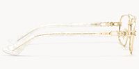 Lacey - Aviator Gold Eyeglasses - 3