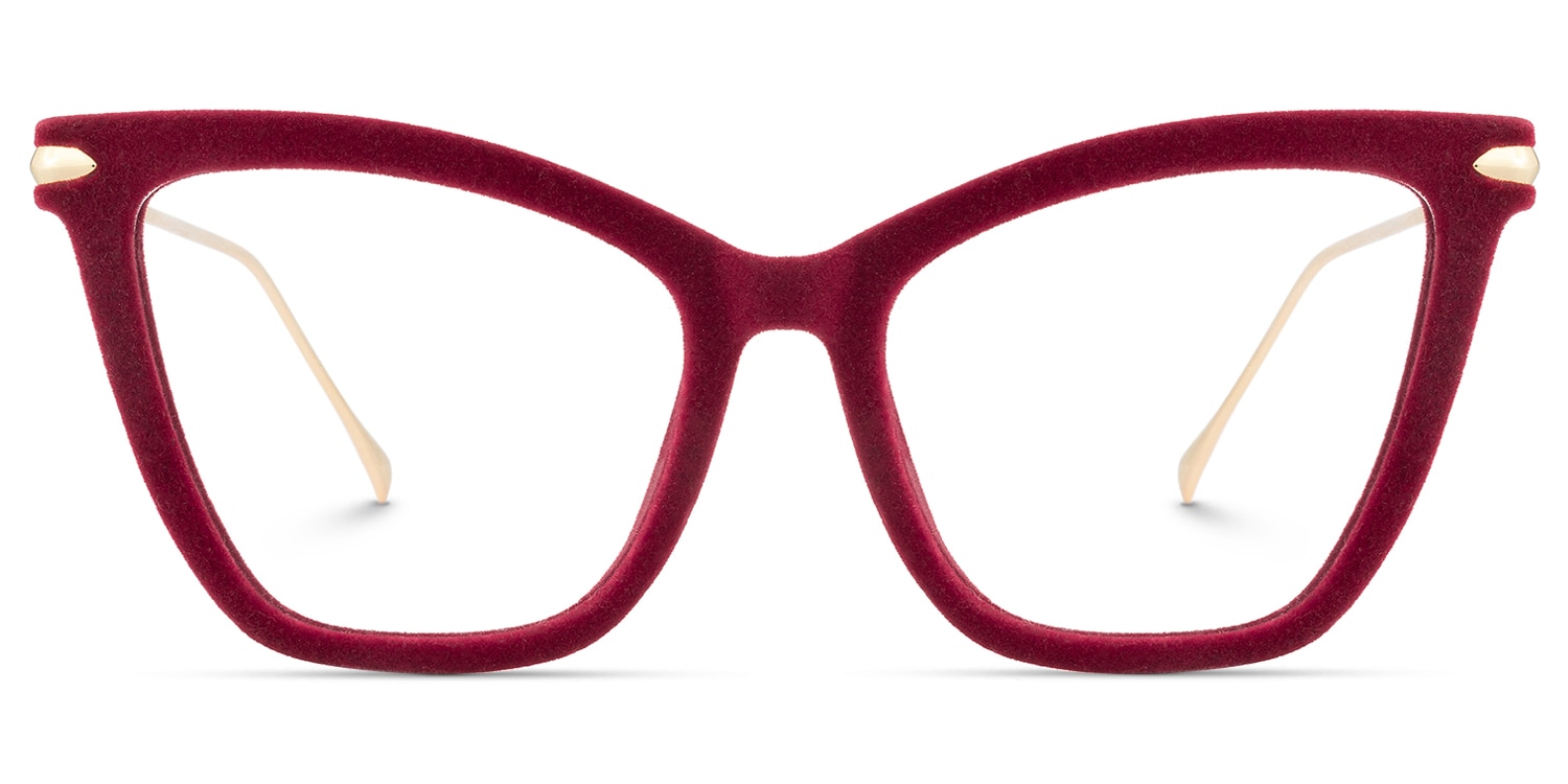 

Hilary - Butterfly Red Eyeglasses