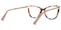 Eirlys - Cat Eye Pink/Tortoise Eyeglasses | Vooglam Side View